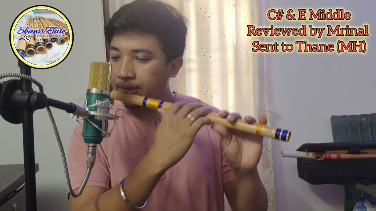 C# and E Middle Premium Quality Flutes | Tune Checking @fluteminal538 