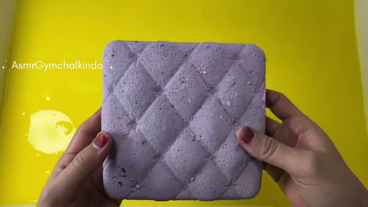 XL Bucket Yellow Water Crush with Purple Byebye Reforms | Satisfying