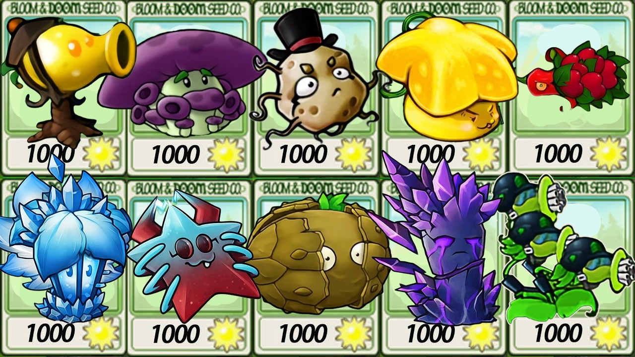PvZ Fusion 3.4 New Fusion Plants - Ultimate Obsidian Chili Mushroom Is OVERPOWERED!