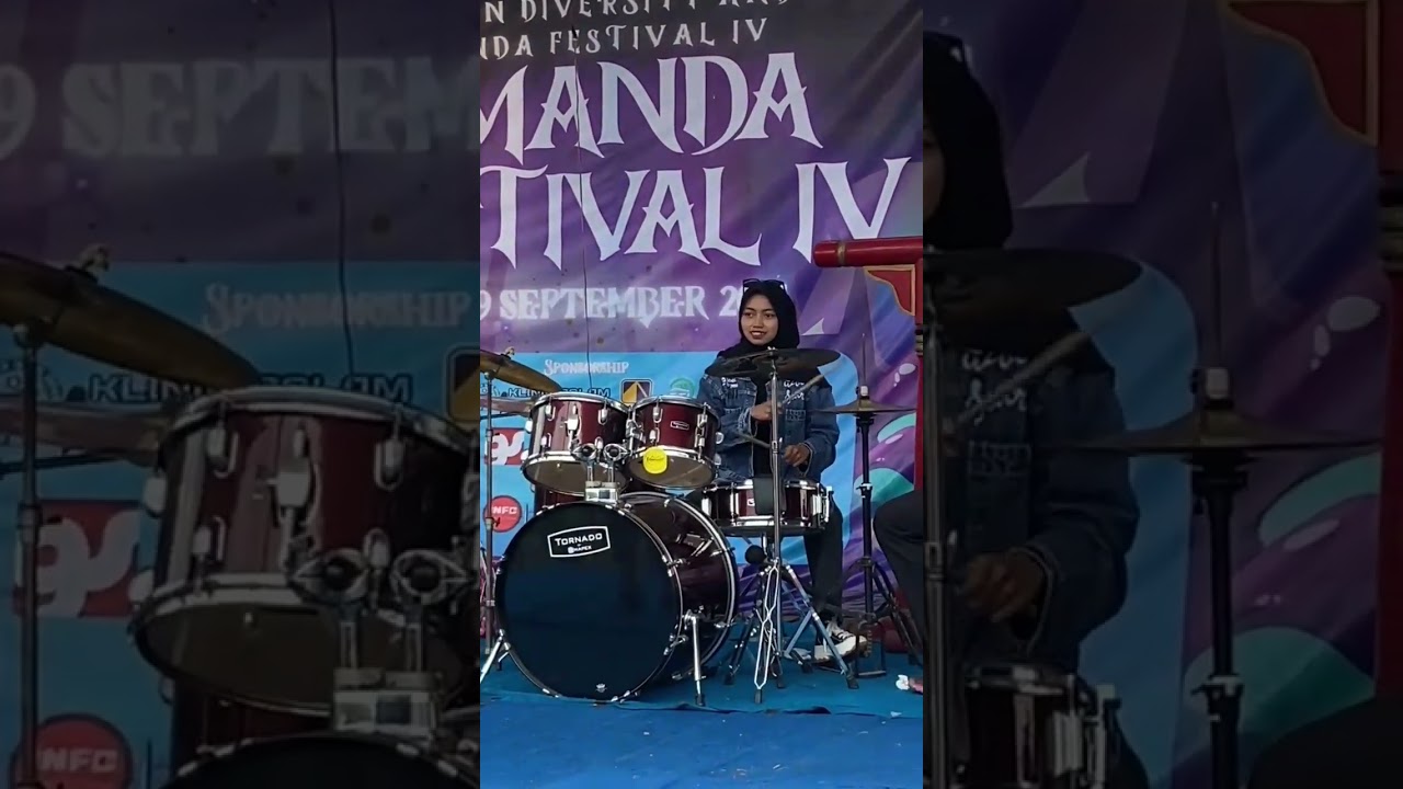 Drummer Cewe SMA Negeri 2 Muara ENIM