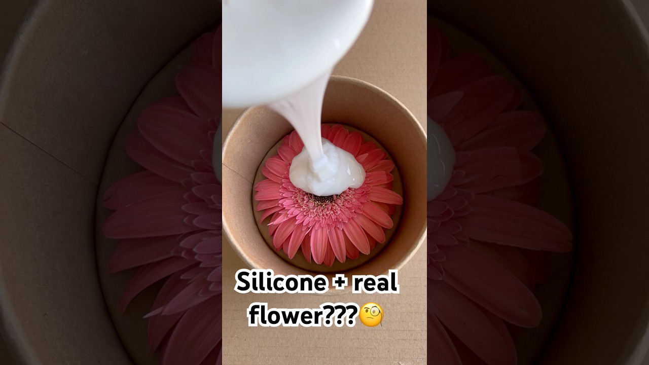What will be if cover real flower with silicone? Will be mold? What will be with flower then?