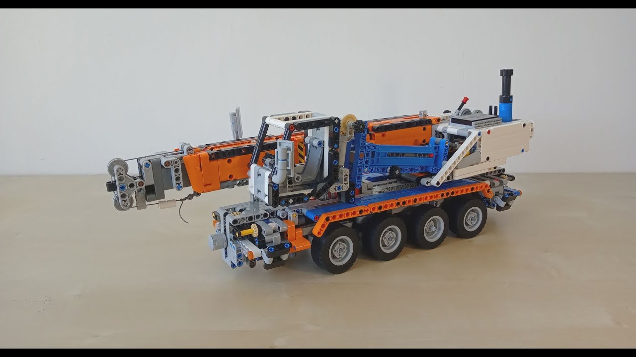 LEGO Technic single-cabin mobile crane, 42128 alternate model