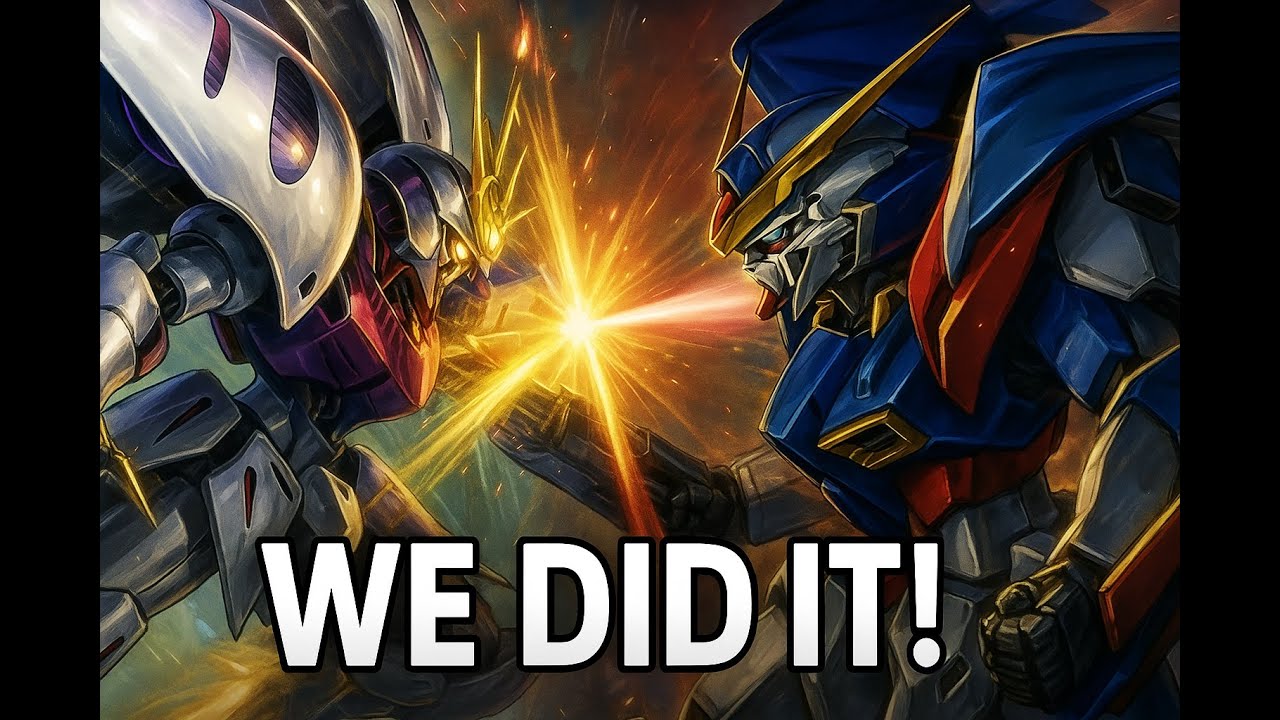 МЫ СДЕЛАЛИ ЭТО! Gundam TCG: Newtype Challenge, раунд 4 – R/W Qubeley против G/W Wing