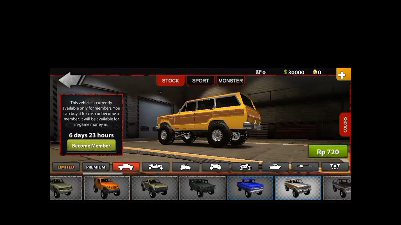Bentuk mobil mewah dan motor offroad..(short game 2025)@jol pase..!