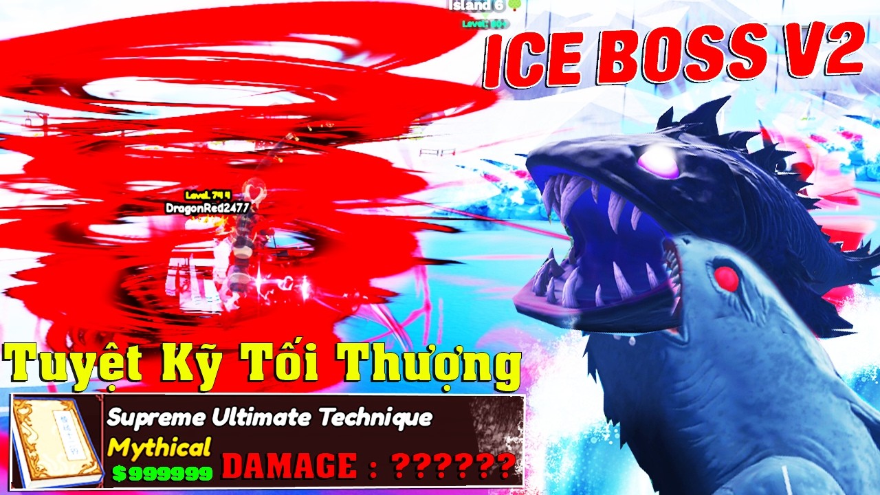 Roblox – Mở được Tuyệt Chiêu Câu Cá Tối Thượng! Cá Trùm Hắc Đế Đột Biến V2 Trâu Kinh | Titan Fishing