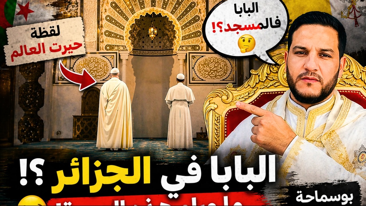 لايف بوسماحة لماذا أز.عجت زيارة باباهم الفتيكان للجزائر المر..اركة وطرطقتلهم المرارة