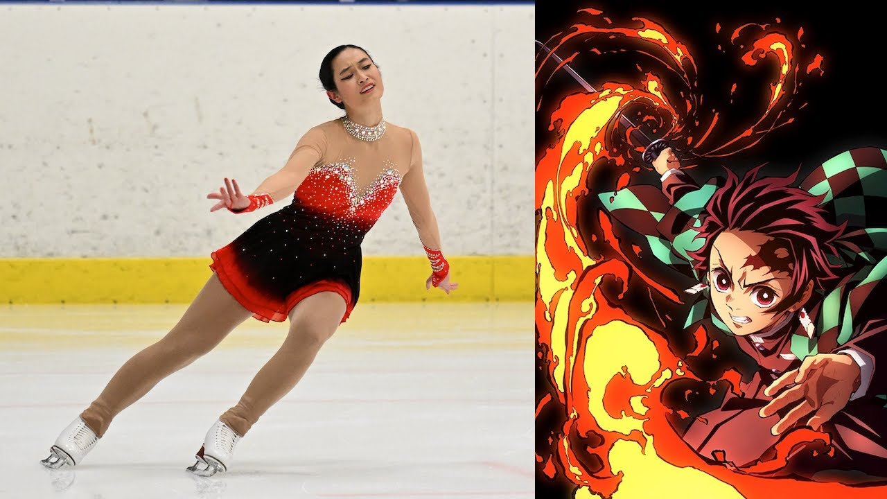Unbreakable Spirit (Demon Slayer) Figure Skating Performance by Diane Zhou