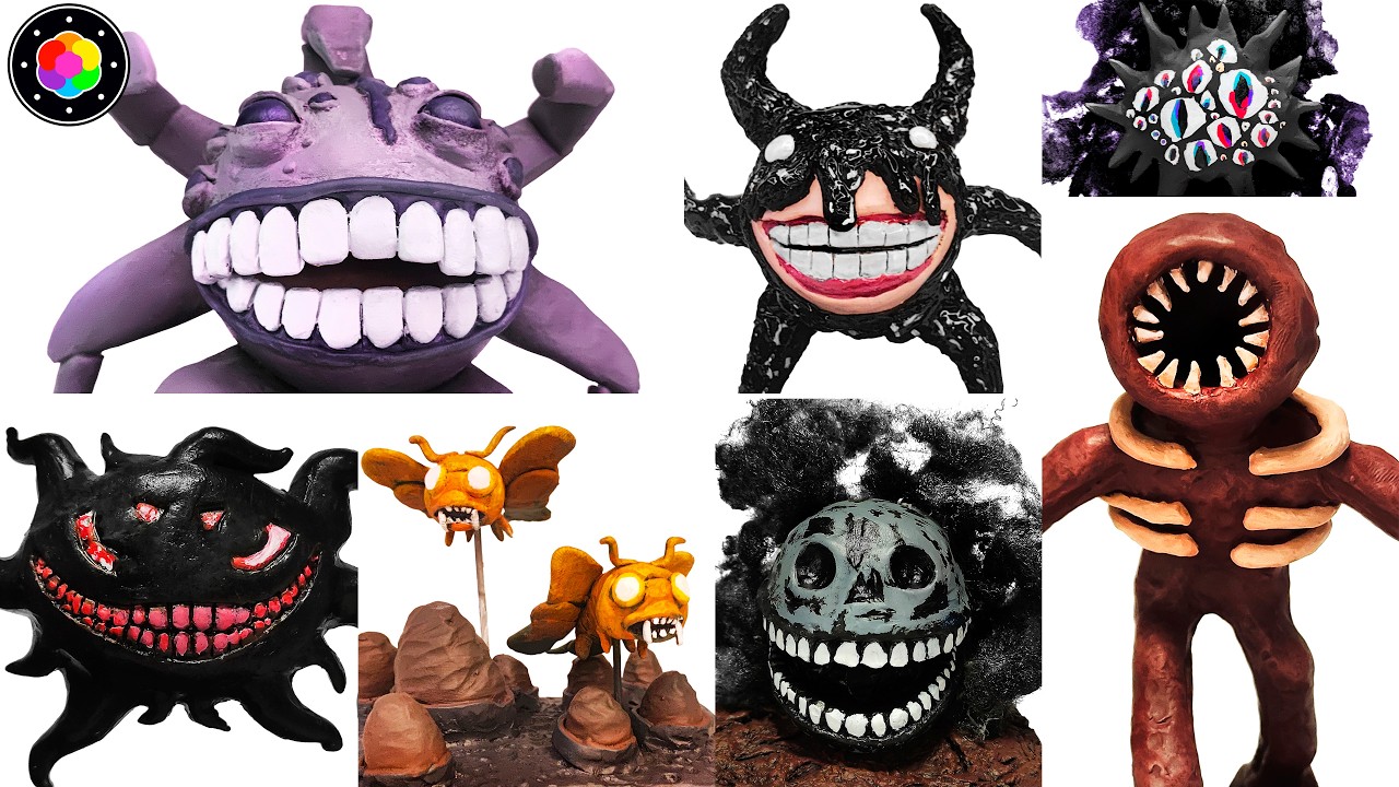 CREANDO ENTIDADES de DOORS Floor 2! (Figure, Grumble, Rush y...) Esculturas Plastilina | PlastiVerse