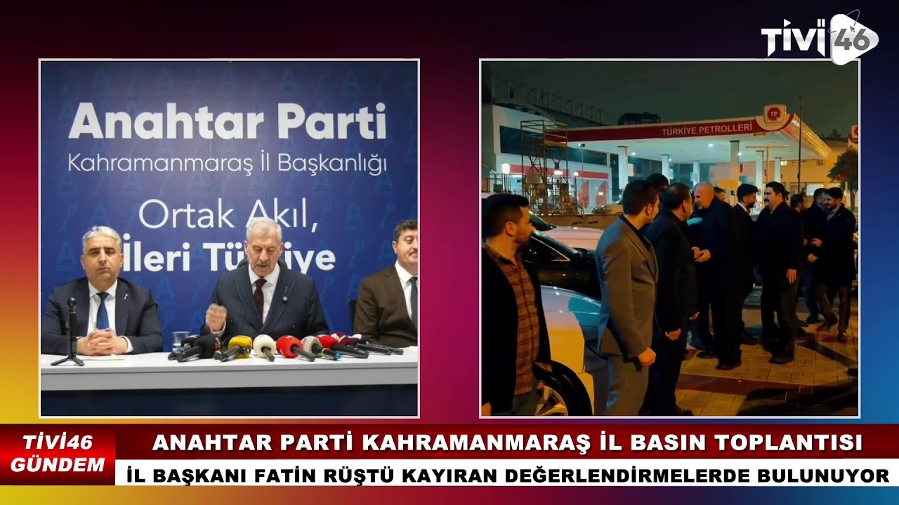 ANAHTAR PARTİSİ BASIN TOPLANTISINDA İL BAŞKANI FATİN RÜŞTÜ KAYIRAN KONUŞMA GERÇEKLEŞTİRİYOR...