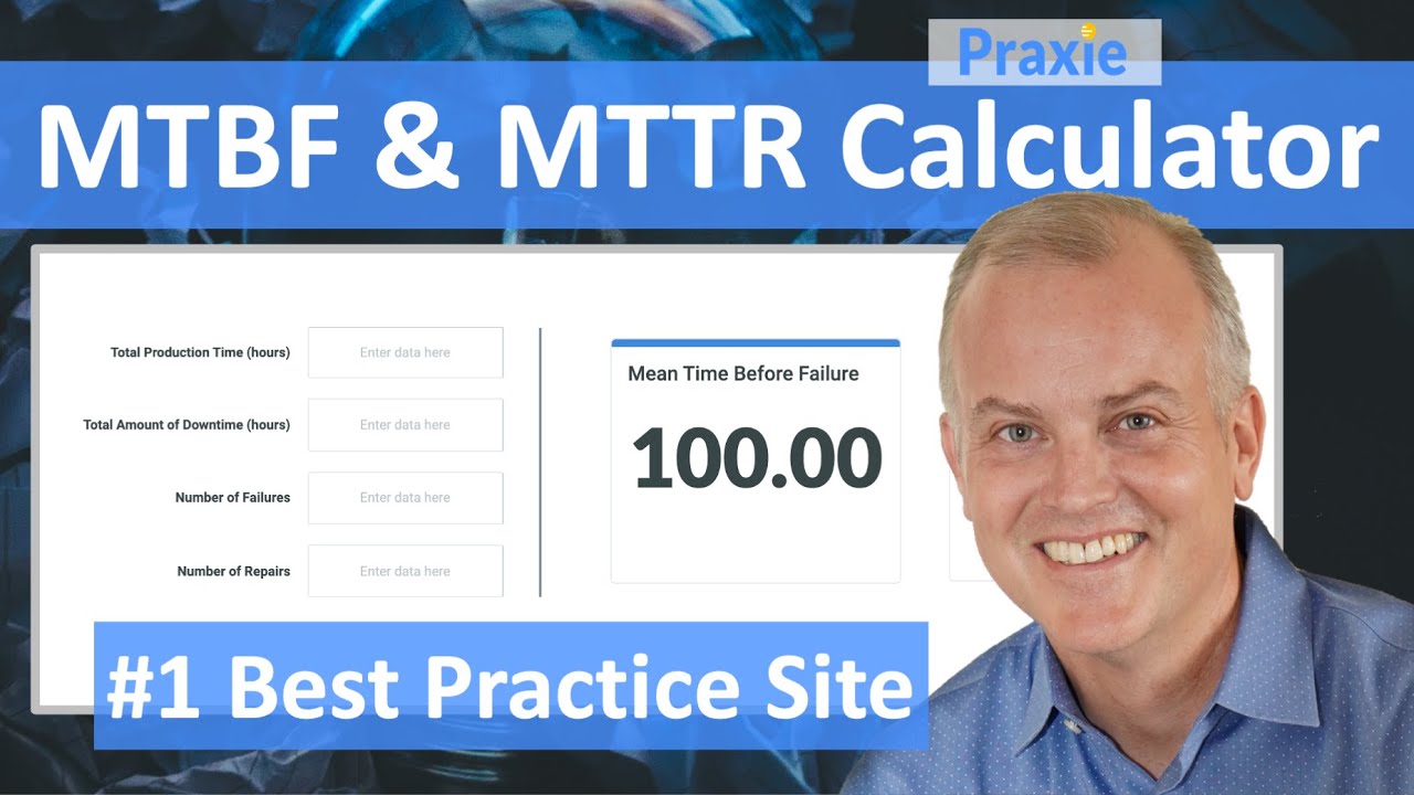 MTBF and MTTR Calculator || Clear Concept of MTBF and MTTR || Praxie Software