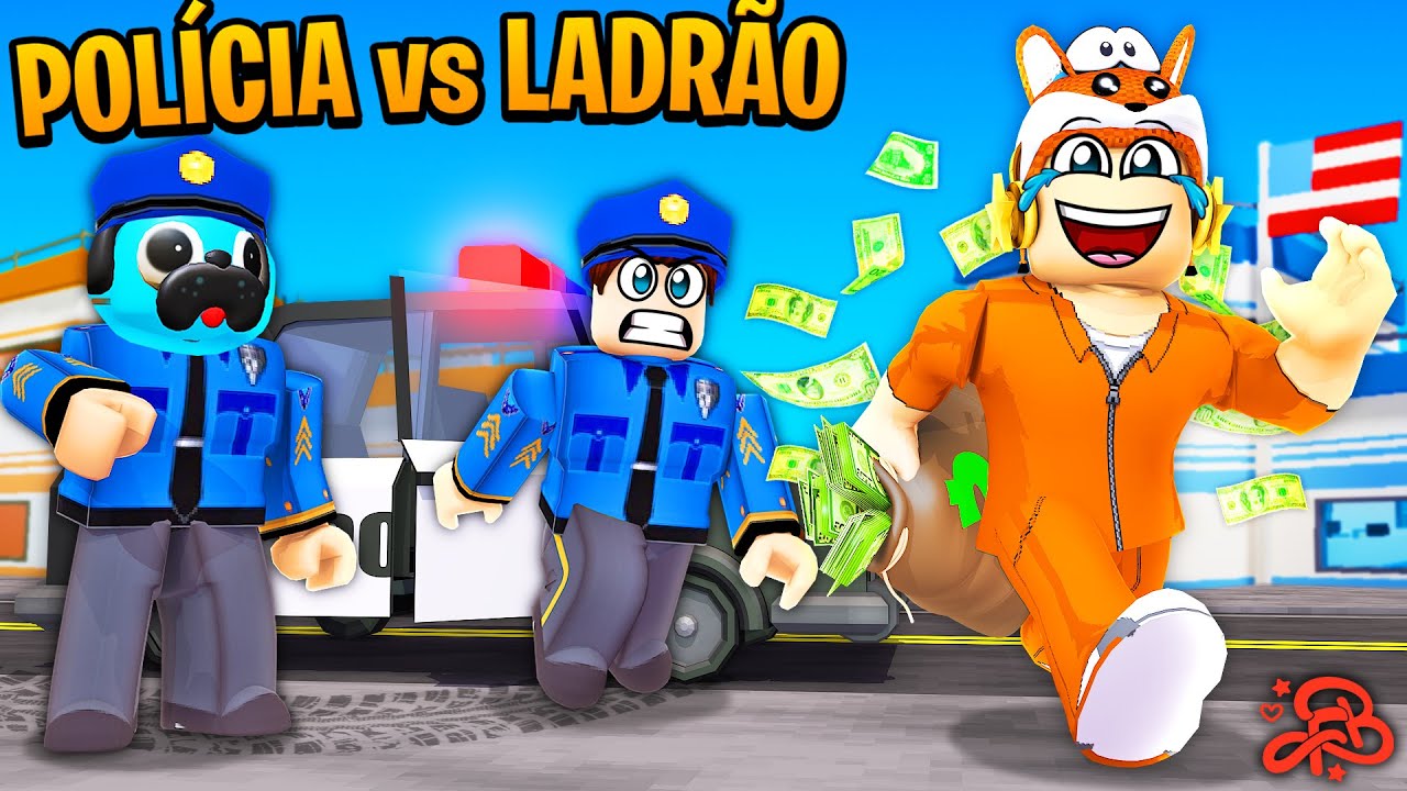 O Mais Procurado do Roblox - POLÍCIA vs LADRÃO no JAILBREAK