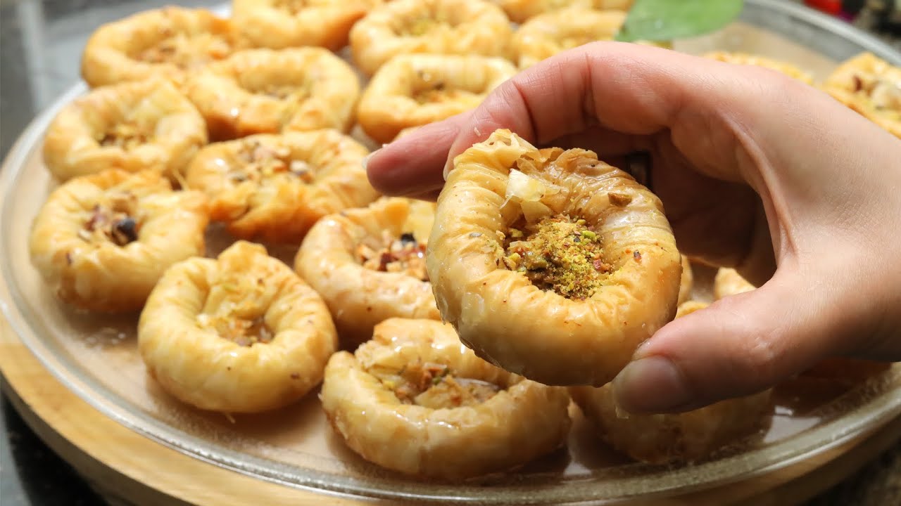 باسرار الحلواني وبربع كيلو أفخم صينيه شرقي علي سفره رمضان انسي كل الحلويات اساور الست وجربي Baklava