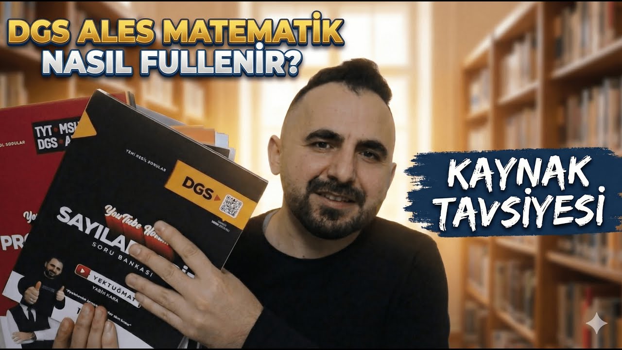 DGS ALES MATEMATİK NASIL FULLENİR ? ( 2026 DGS ALES matematik kaynak tavsiyesi ) #dgs #ales