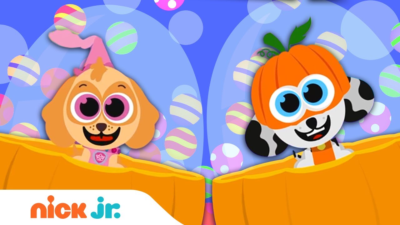 Fill 'Em Up #3 Halloween Edition 🎃🍬 w/ PAW Patrol! | Counting Game for Kids | Nick Jr.