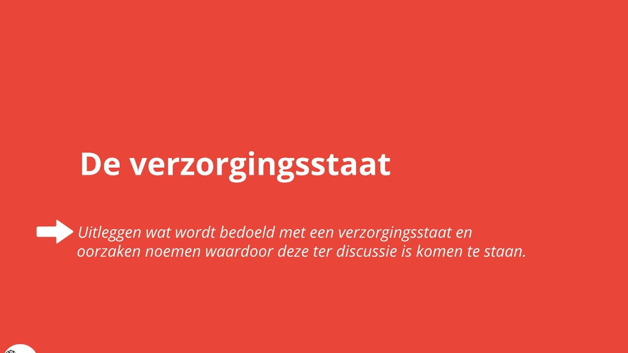 Mens en Werk: De Verzorgingsstaat