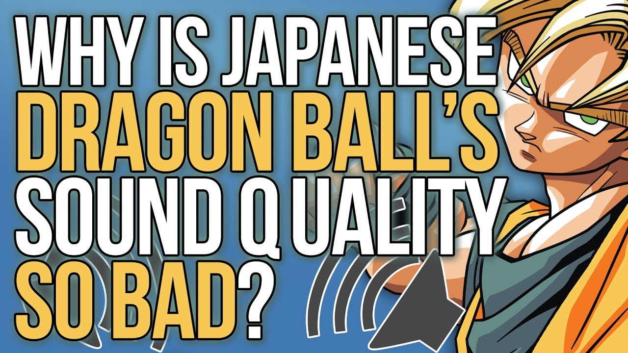 Почему в японской игре Dragon Ball Z такое плохое качество звука?