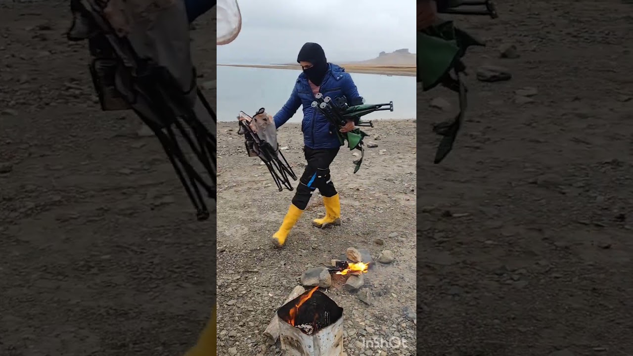 Yağmurlu havada balık avı 