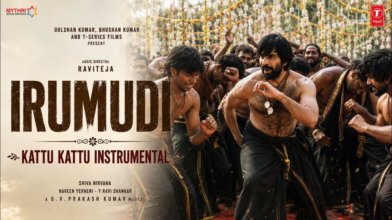 Kattu Kattu Instrumental Music | Irumudi | Ravi Teja | G.V. Prakash Kumar | Shiva Nirvana