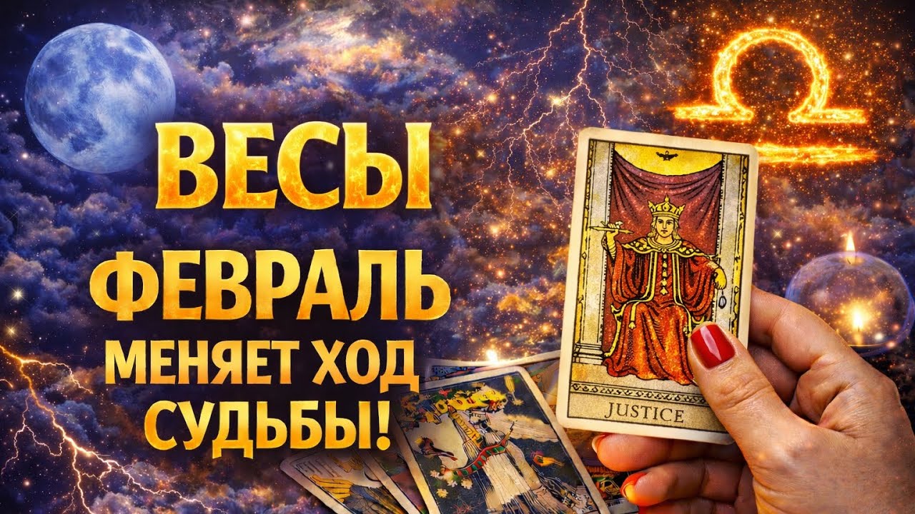 ❄️❤️ ВЕСЫ, ♎️ , ФЕВРАЛЬ МЕНЯЕТ ХОД СУДЬБЫ ♻️🌑🔮 таро | ✨ гороскоп | ⚡ нежданно