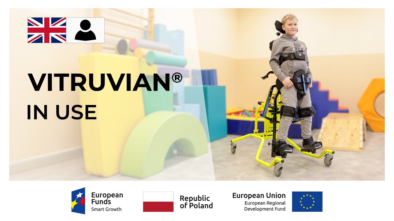 VITRUVIAN® in use - Standing frame by Akces-MED Poland