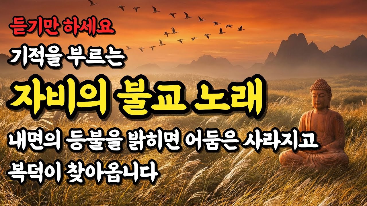 마음이 편안해지는 불교 명상 음악 라이브 듣기 24/7 | 업장을 녹이고 근심을 지우는 치유 음악 #불교음악