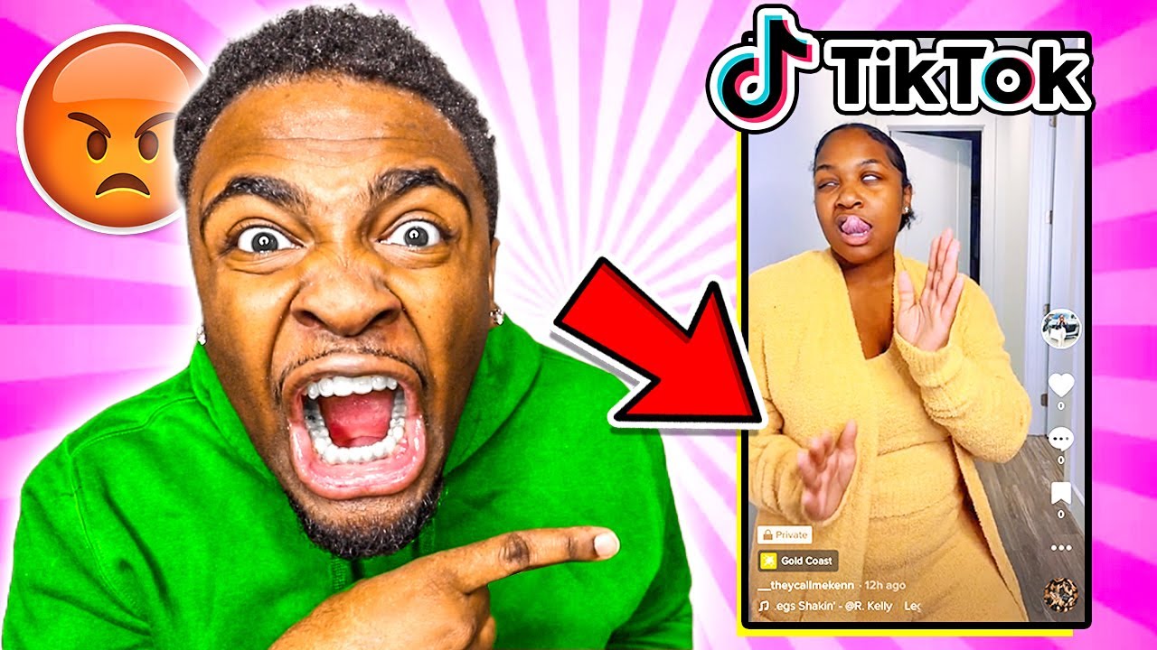 REACTING TO MY GIRLFRIENDS PRIVATE TIKTOKS *ITS OVER* 💔
