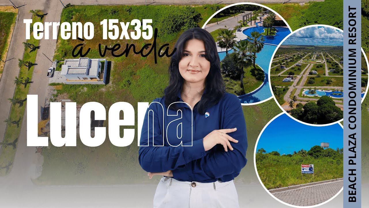 DISPONÍVEL - Terreno em Lucena/PB com 525m² em Condomínio Club por R$ 199mil