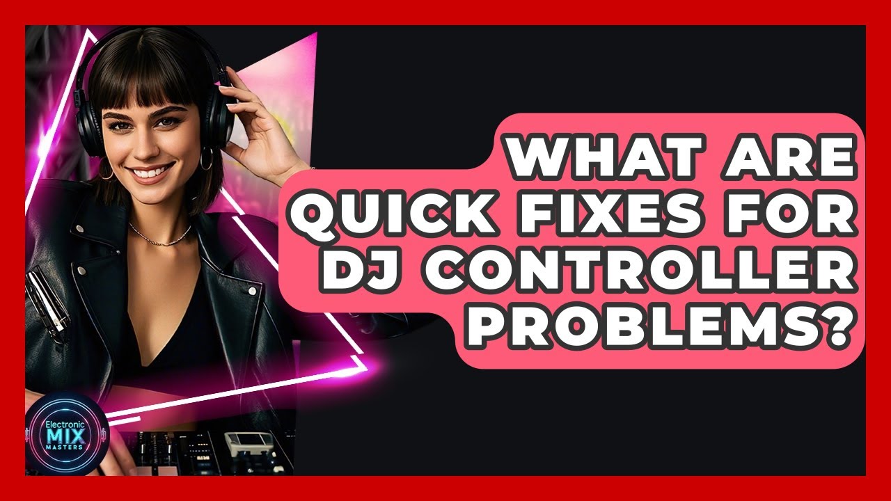 What Are Quick Fixes For DJ Controller Problems? - Electronic Mix Masters