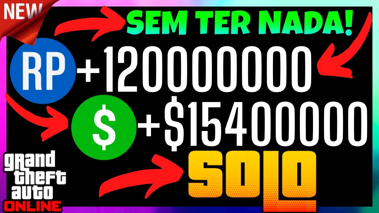 🔥 GTA 5 Online 💲 Como Ganhar RP Infinito e Dinheiro SOLO R&aacute;pido