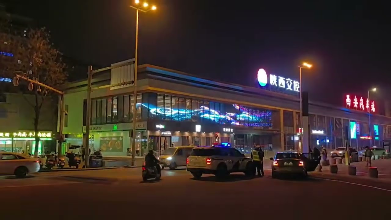 Outdoor Transparent LED Display Screen for Building Glass Facade | Night Demo Video