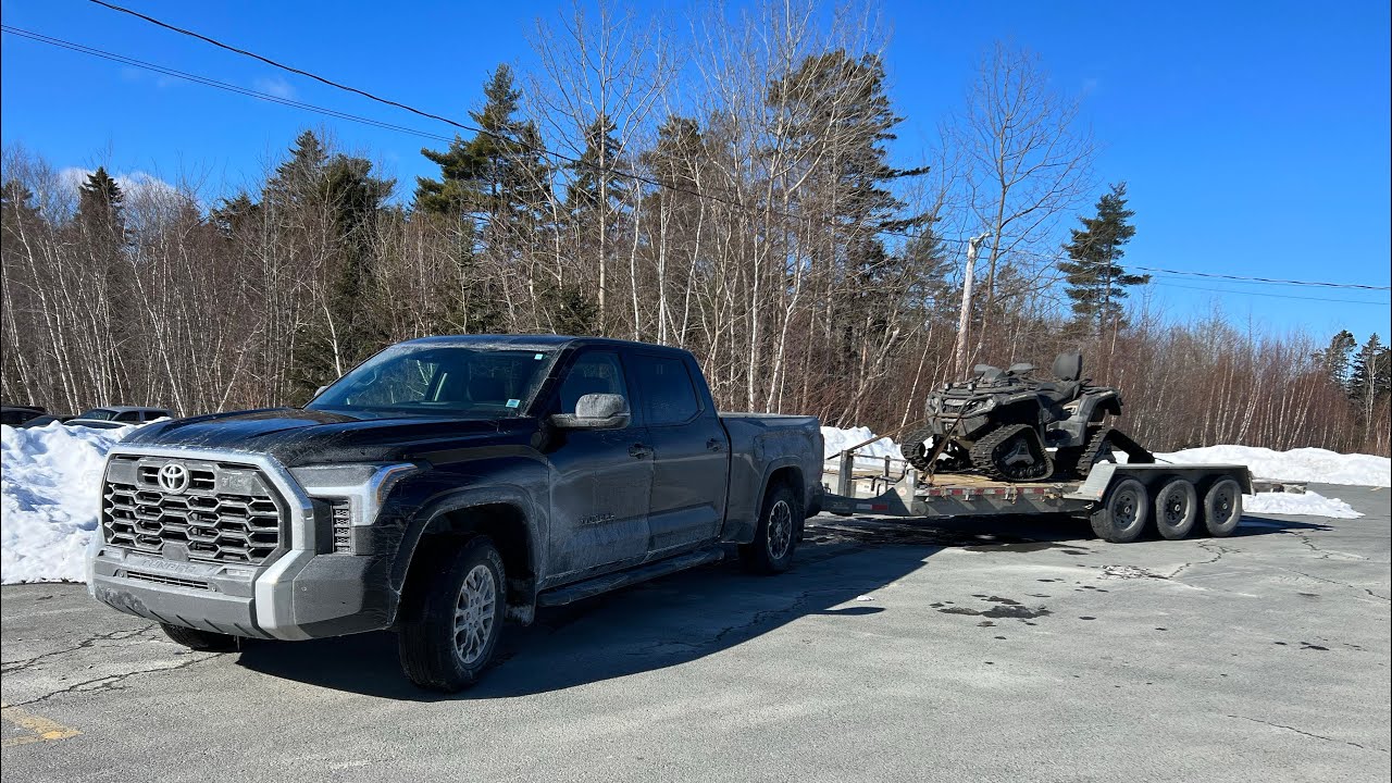 2024 TOYOTA TUNDRA SR5 TRD OFFROAD  TOWING FOR THE FIRST TIME. IMPRESSED?