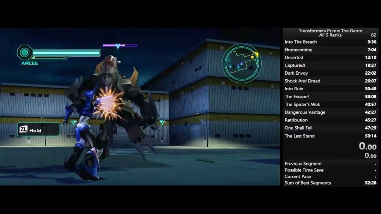 Transformers Prime: The Game (Wii-U) Stage 2 (Any%) In 