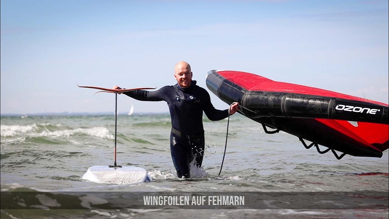 Wingfoilen auf Fehmarn 🏄🏼‍♂️ am Kitespots Südstrand 🏖