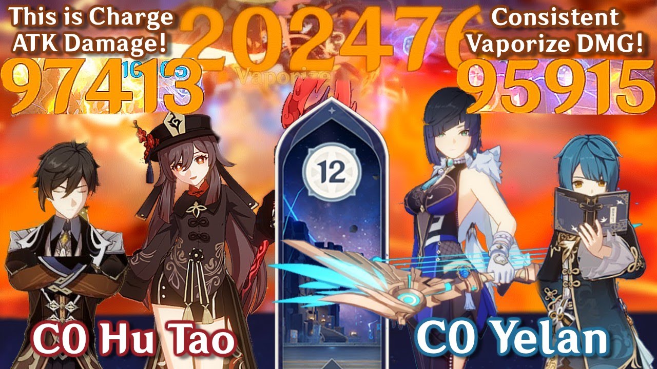 NEW META!? C0 Hu Tao x C0 Yelan Xingqiu IS INSANE! Funeral National Spiral Abyss Floor 12 9 Star