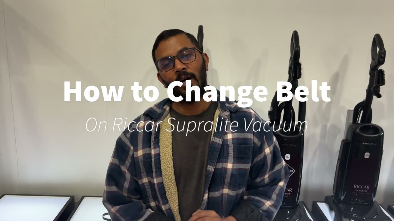How to Change belt on Riccar Supralite Vacuum  | Acevacuums