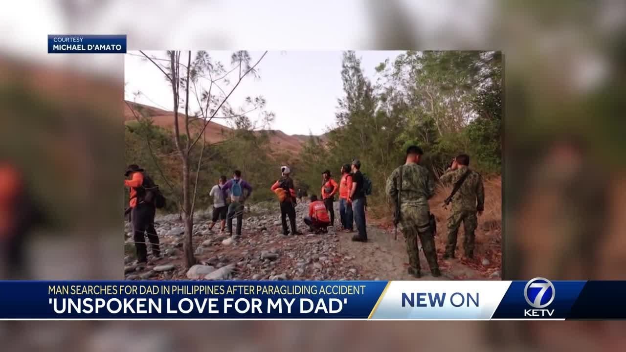 Omaha man searches for father in Philippines after paragliding accident