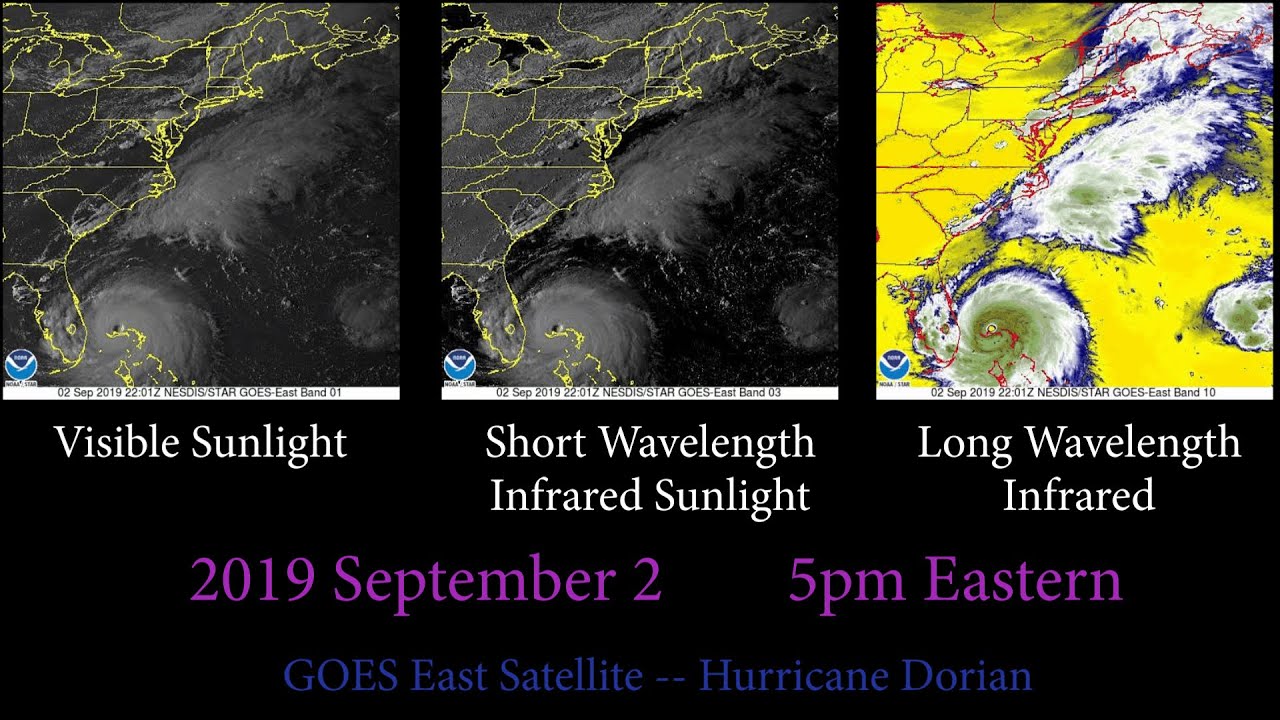 Hurricane Dorian Time-lapse: Six Days in Two Minutes