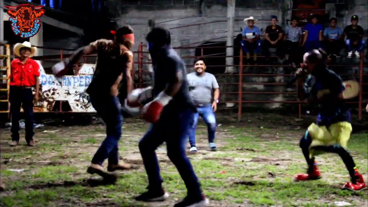 LOS JUEGOS DEL JARIPEO BOX CON LOS OJOS CERRADOS 😅
