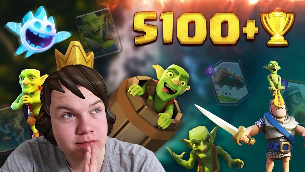 CLASSIC LOG BAIT! LIVE Maxed Ladder 5,100+ Gameplay - Clash Royale