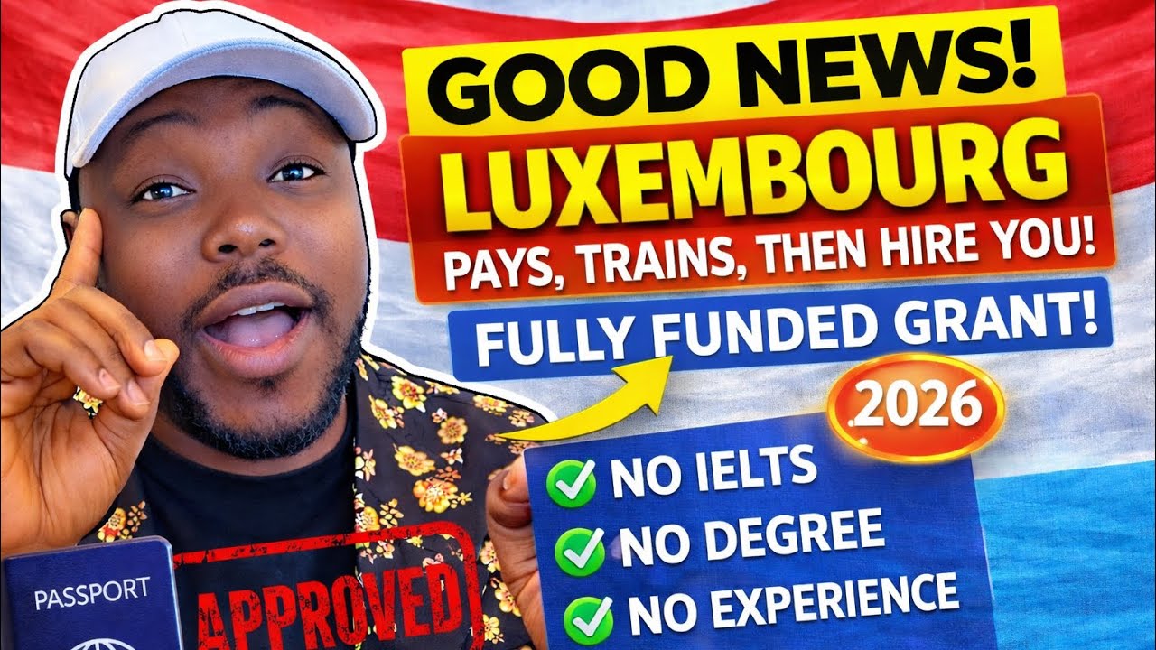 Luxembourg Will PAY You Up to €25,000 (Upskilling Grants + Jobs + Visa) | 2026 – No Degree!