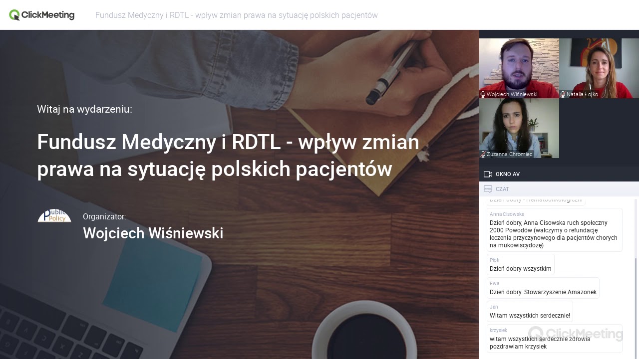 Webinar - Public Policy/KRK Legal - Fundusz Medyczny i RDTL - zmiany prawa a sytuacja pacjent&oacute;w