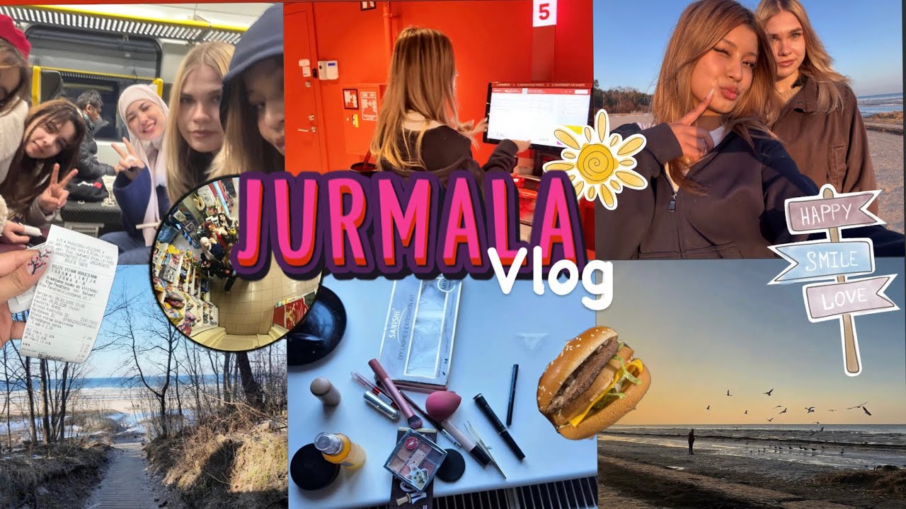 Jurmala vlog 📸😛/ girls trip / riga- lv 📍✨
