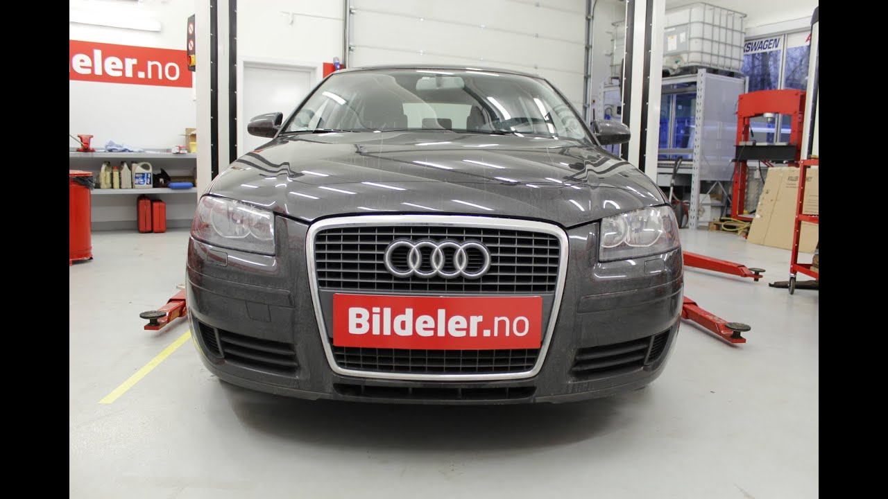 Audi A3: Hvordan bytte bremsecaliper og bremseslange bak - 2004 til 2013 mod.  (8P)