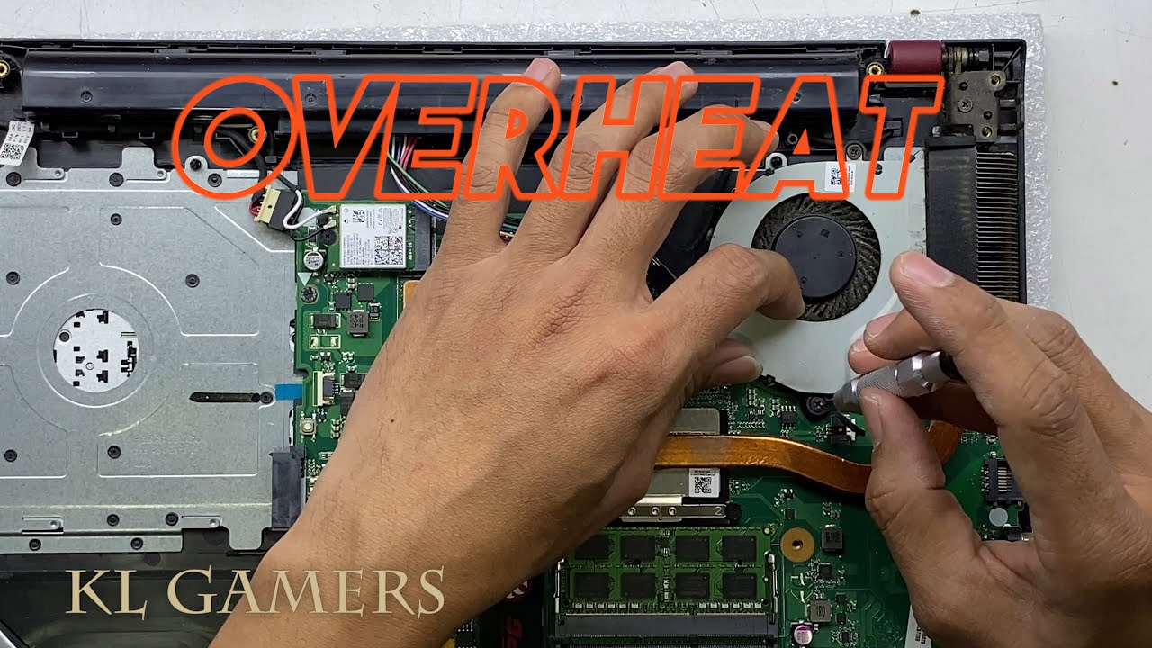acer aspire E5-576G-54KG Notebook Laptop Disassemble Vacuum Clean Dust Overheat Fix
