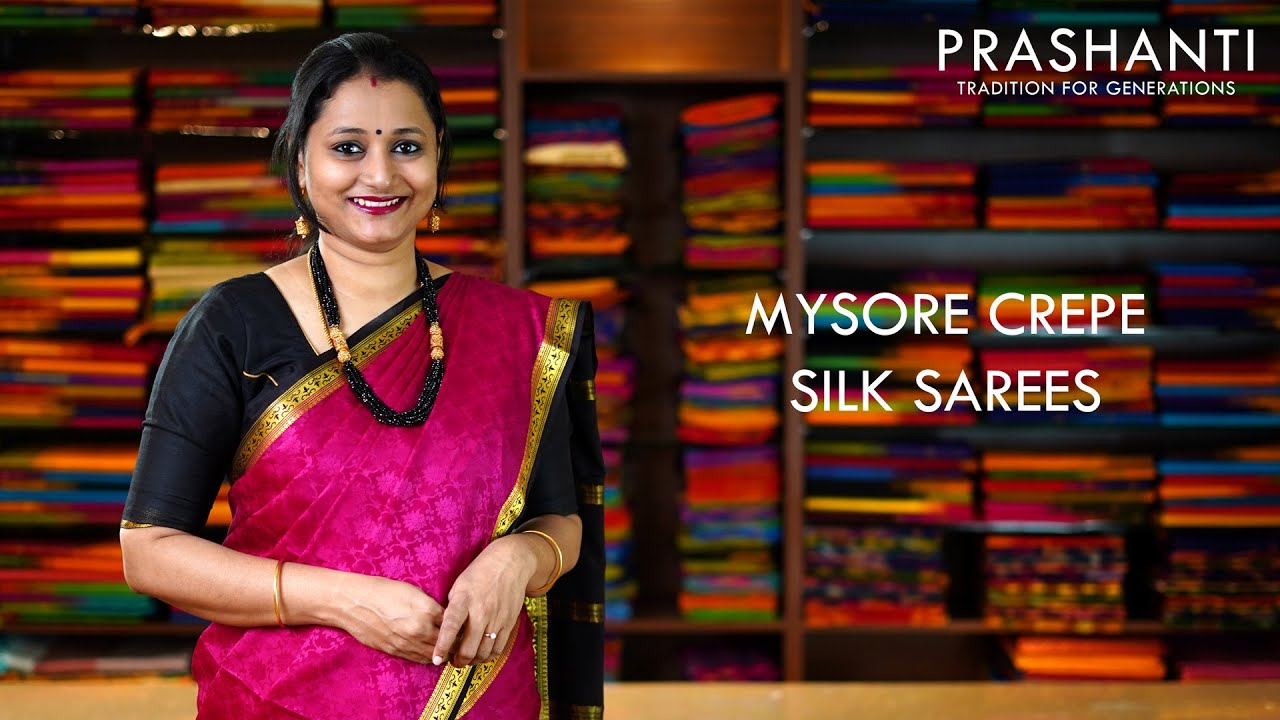 Mysore Crepe Silk Saree | 13 Oct 2020 | Prashanti