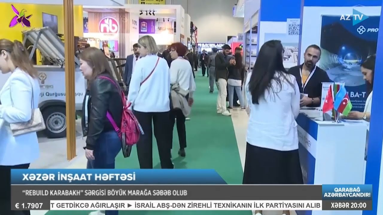 Qarabağda yenidənqurma işlərini əks etdirən sərgi maraqla qarşılandı