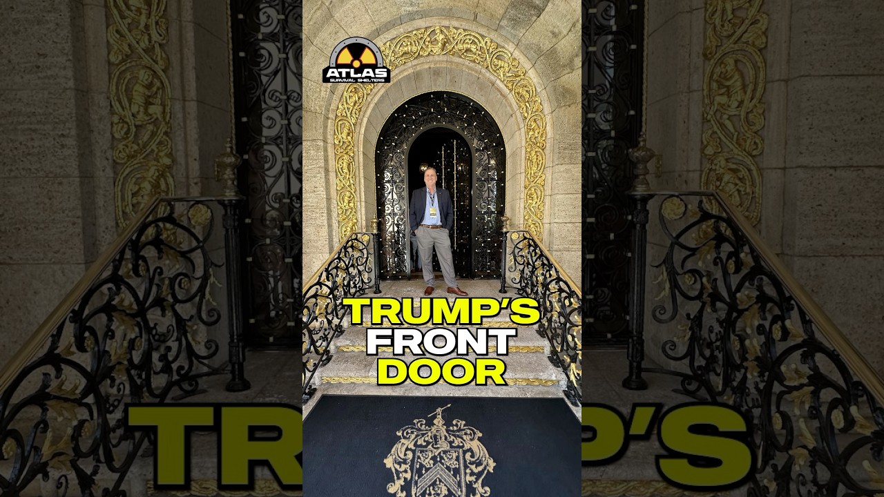 Входная дверь Трампа в MAR-A-LAGO! #atlassurvivalshelters