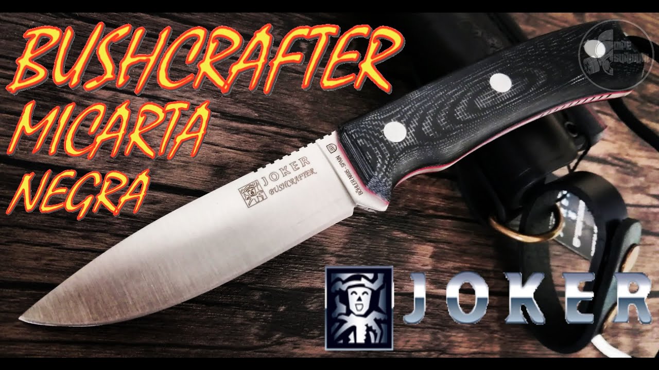 ❗❗ESTE ES EL CUCHILLO BUSHCRAFT MAS COMPLETO❓❗JOKER BUSHCRAFTER MICARTA NEGRA AQUI LO REVISAMOS