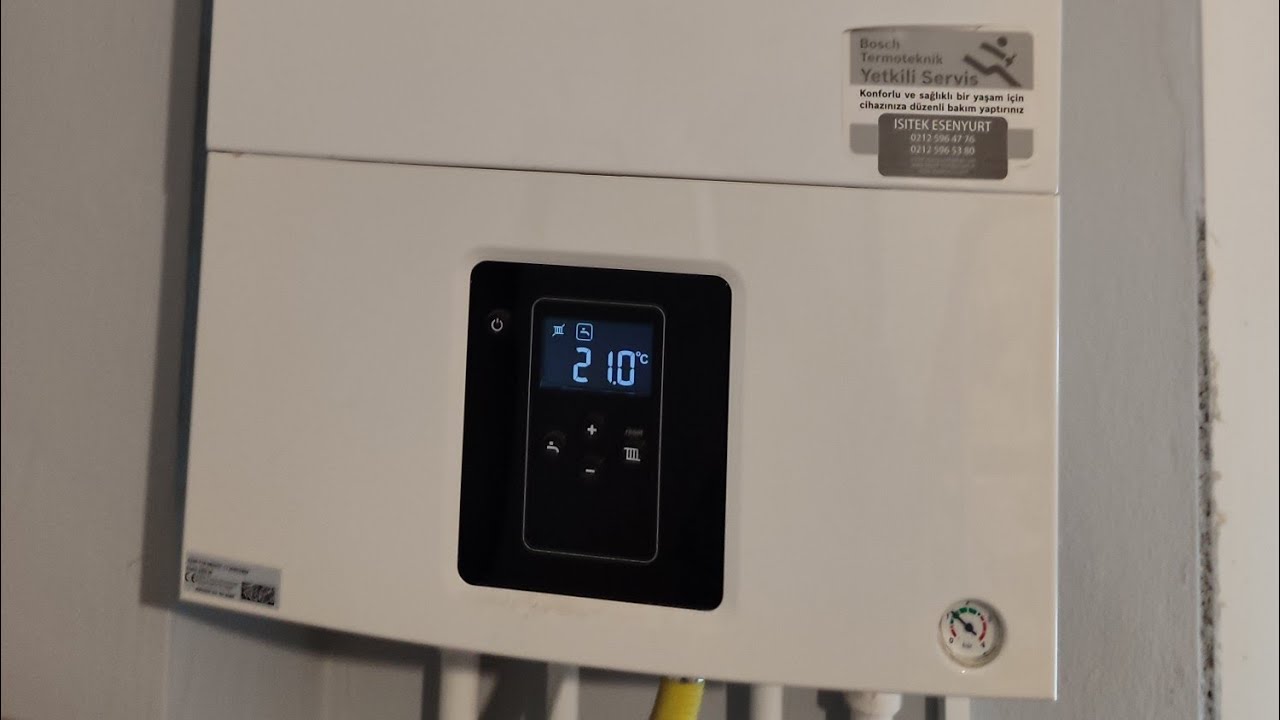 Bosch Kombi Nasıl Çalışır / Bosch Kombi Ayarı Nasıl Yapılır / Bosch Kombinin Çalıştırılması /