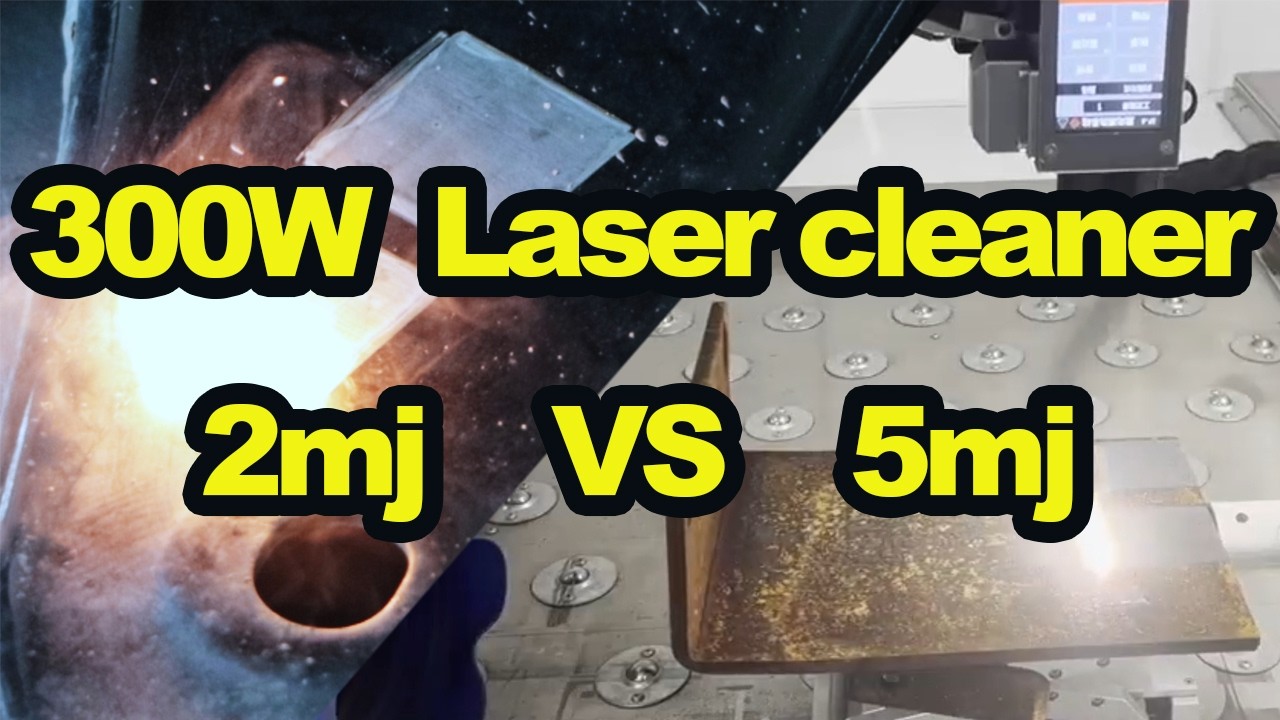 Laser Cleaning Machine 2mJ vs 5mJ | Real Results